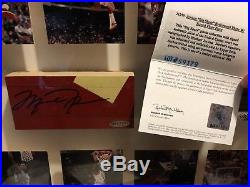 Michael Jordan Auto Signed Big Shots Collection Game Used Floor UDA Upper Deck