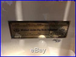 Michael Jordan Auto Signed Big Shots Collection Game Used Floor UDA Upper Deck
