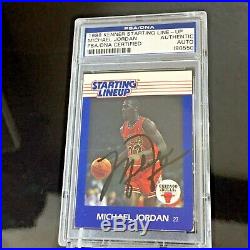 Michael Jordan Autographed Signed Rookie Card PSA DNA Authentic see 1986 Fleer