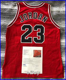 Michael Jordan Chicago Bulls 1992 Worn Signed Jersey Jsa Authenticated