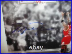 Michael Jordan Chicago Bulls'Last Shot' Signed 8x10 Framed Photo UDA LOA