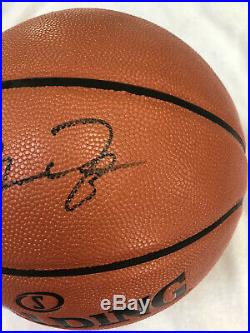 Michael Jordan Chicago Bulls Signed Autographed Spalding Basketball with COA