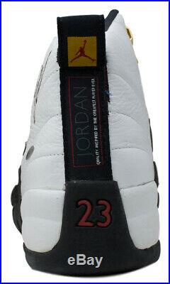 Michael Jordan Chicago Bulls Signed Pair Of Air Jordan XII Shoes JSA UDA