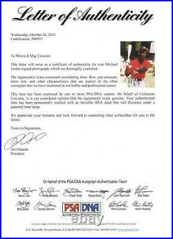 Michael Jordan Signed 8x10 Photograph Psa/dna Autograph Bulls Baseball White Sox
