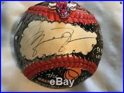 Michael Jordan Signed Auto Charles Fazzino Painted UDA Upper Deck 3D Baseball