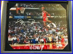 Michael Jordan Signed Autograph 8x10 Gatorade Slam Dunk Photo Upper Deck UDA