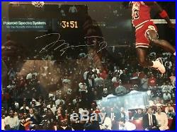 Michael Jordan Signed Autographed 16x20 Framed 88 Gatorade Slam Dunk photo UDA