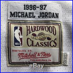 Michael Jordan Signed Autographed 96-97 Bulls Finals Jersey Mitchell & Ness Uda