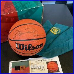 Michael Jordan Signed Autographed Basketball UDA Upper Deck & JSA COA With Box