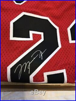 Michael Jordan Signed Champion Jersey Bulls-Upper Deck Authenticated COA In BOX