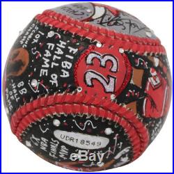 Michael Jordan Signed Charles Fazzino Painted Baseball UDA COA Holo 3D Pop Art