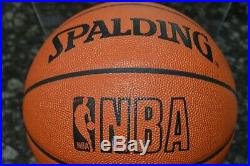 Michael Jordan Signed Nba Spalding Basketball With Upper Deck Authentication