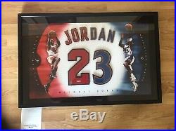 Michael Jordan UDA Auto Upper Deck Signed Autograph numbers Bulls Wizards framed