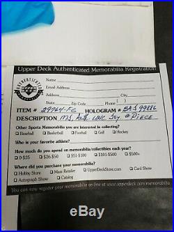 Michael Jordan UDA Auto Upper Deck Signed Autograph numbers UNC framed
