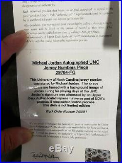 Michael Jordan UDA Auto Upper Deck Signed Autograph numbers UNC framed