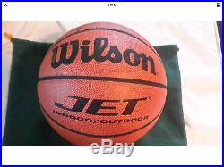 Michael Jordan UDA Upper Deck Signed Auto Full sizeWilsonBasketball with Bag & Box