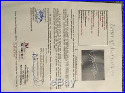 Michael Jordan UDA and JSA signed auto canvas photo 24x 34