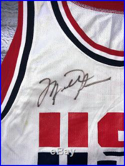 Michael Jordan USA Dream Team 1992 Worn Signed Jersey Jsa Authentication