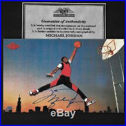 Michael Jordan hand signed 1985 Nike RP 5X3 Promo Autograph Card withCOA RARE