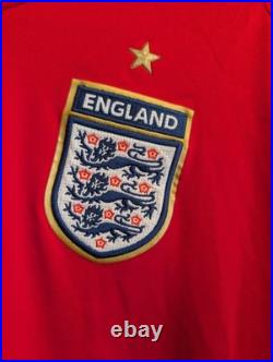 Michael Owen Signed England 2006 World Cup Mens Football Shirt Autographed