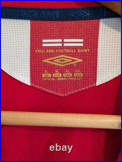 Michael Owen Signed England 2006 World Cup Mens Football Shirt Autographed