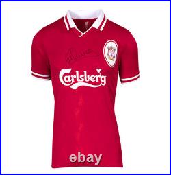 Michael Owen Signed Liverpool Shirt 1996-98 Gift Box Autograph Jersey