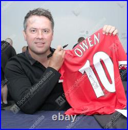 Michael Owen Signed Liverpool Shirt 1998, Number 10 Autograph Jersey