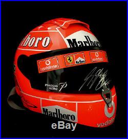Michael Schumacher SIGNED Ferrari 2006 Shanghai F1 GP, Last Win Full-Size Helmet