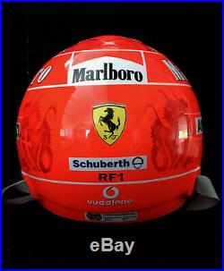 Michael Schumacher SIGNED Ferrari 2006 Shanghai F1 GP, Last Win Full-Size Helmet