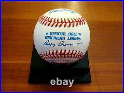 Mickey Mantle 1961 Wsc Ny Yankees Hof Signed Auto Vintage Oal Baseball Udu & Box