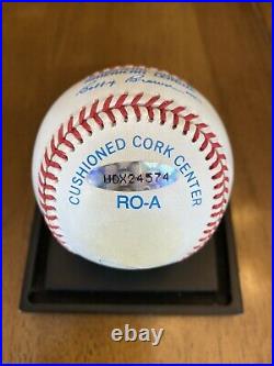 Mickey Mantle Signed Autographed American League Baseball Upper Deck UDA COA