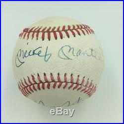 Mickey Mantle Willie Mays 50 Home Run Club Multi Signed Baseball With JSA COA