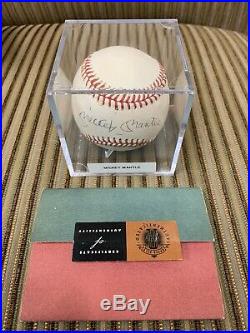 Mickey Mantle Yankees Auto Autographed Signed OAL Baseball UDA Upper Deck COA