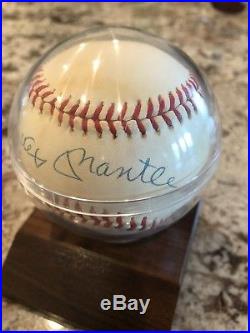 Mickey mantle autographed baseball Signed Auto COA