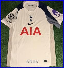 Micky Van De Ven Signed Tottenham 25/26 UCL Shirt with EXACT VIDEO PROOF & COA