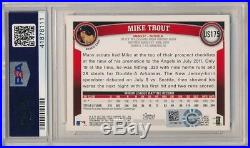 Mike Trout 2011 Topps Update Rookie Signed Auto Sp Mlb Hologram Psa Authentic 10