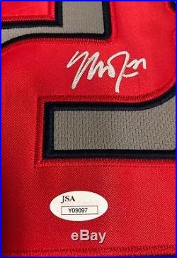 Mike Trout Signed AUTO JSA Angels Majestic On-Field Cool Base Jersey Gray MVP