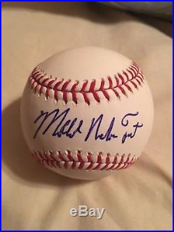Mike Trout Signed Autograph Baseball Full Name Michael Nelson Trout MLB COA