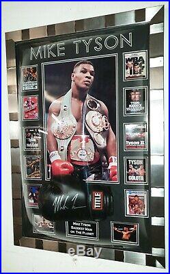 Mike Tyson SIGNED Boxing GLOVE Autographed UNIQUE Display