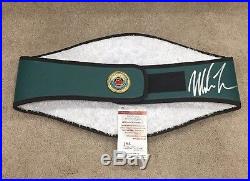 Mike Tyson Signed JSA COA Autographed IBO Championship Authentic Belt HOF Boxing