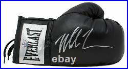 Mike Tyson Signed Right Black Everlast Boxing Glove JSA
