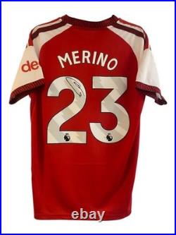 Mikel Merino Signed Arsenal Fc 26/27 Season Home Shirt Comes With a COA
