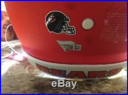 Mitch Trubisky Signed Chicago Bears Speed AMP Full Size NFL Helmet NO RESERVE