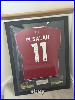 Mo Salah Liverpool 2024/25 Framed signature Shirt