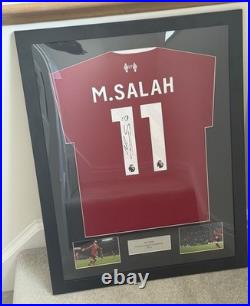 Mo Salah Liverpool 2024/25 Framed signature Shirt