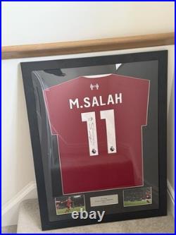 Mo Salah Liverpool 2024/25 Framed signature Shirt