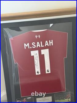 Mo Salah Liverpool 2024/25 Framed signature Shirt