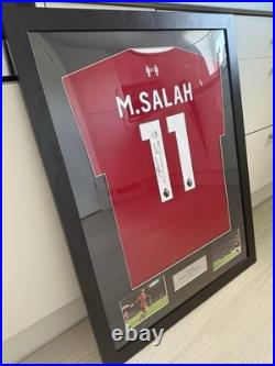Mo Salah Liverpool 2024/25 Framed signature Shirt