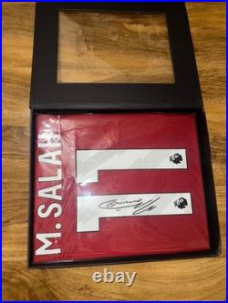 Mo Salah Signed ICONS Liverpool Shirt Jersey #11 With Verified Coa