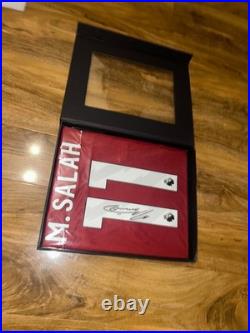 Mo Salah Signed ICONS Liverpool Shirt Jersey #11 With Verified Coa